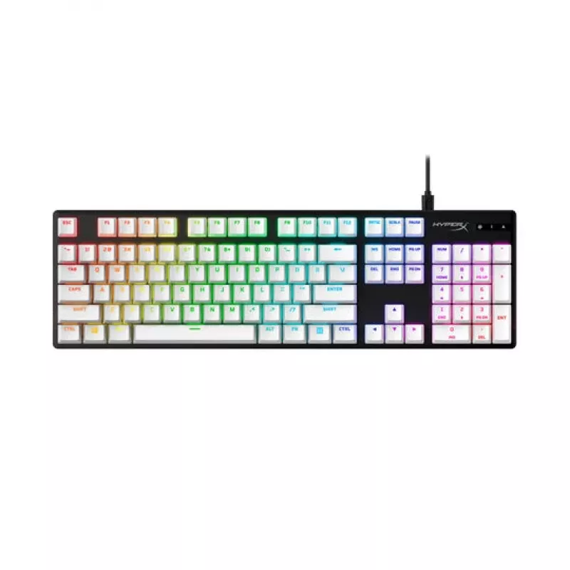 HP HyperX pilnas klavišų rinkinys baltas, PBT, skirtas mechaninėms klaviatūroms