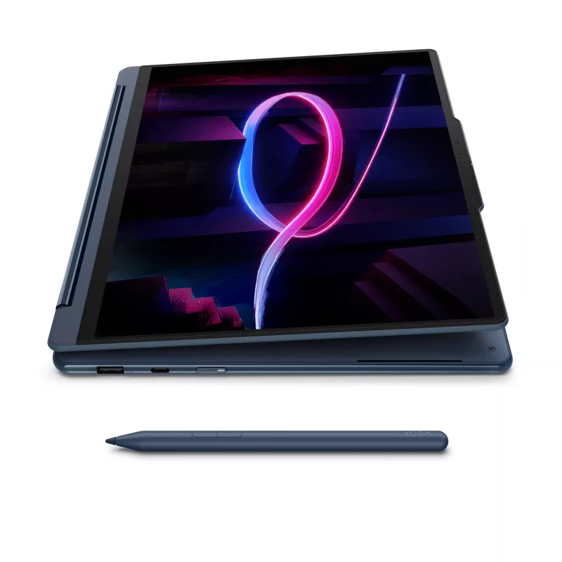 Lenovo Yoga 9 2-in-1 14IPH11 Copilot+ PC hibridas (konvertuojamas) 35,6 cm (14 colių) jutiklinis 2,8K 32 GB LPDDR5x-SDRAM 1 TB SSD Wi-Fi 7 Windows 11 Home mėlyna