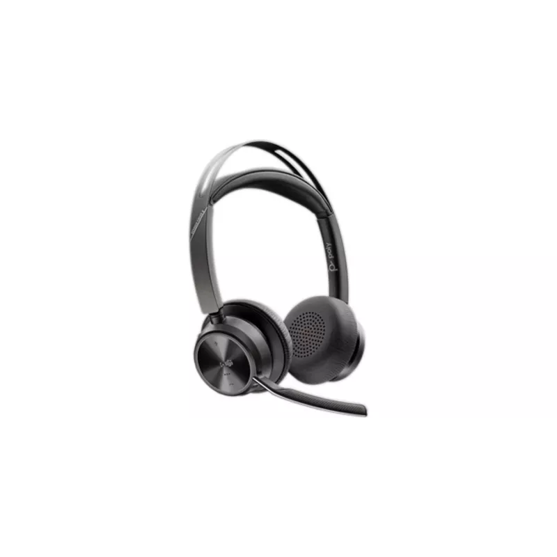 Ausinės HP Poly Voyager Focus 2-M USB-C-C su USB-C/A adapteriu Poly+ 3 metai