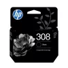 Original HP 308 kasečių rinkinys (juoda + spalvota), standartinė talpa, 2 vnt., 160 puslapių