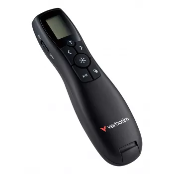Verbatim Keynote belaidis pristatymo pultelis su LCD ekranu, RF, USB, 30 m, juodas