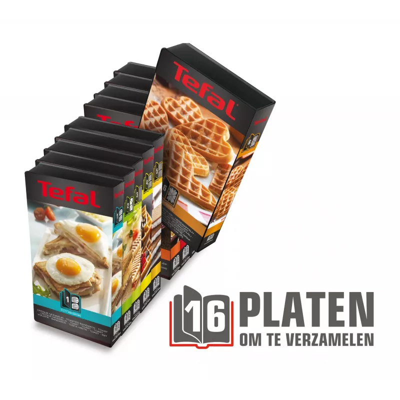 Tefal Snack Collection SW853D sumuštinių keptuvė ir vaflinė