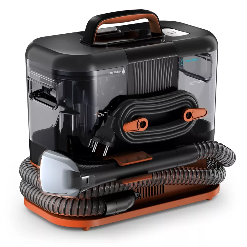 Šlapiasausis dulkių siurblys Rowenta Clean It IN5011F0 — šlapiam ir sausam valymui, be maišelio, vandens filtracija, 1,5 L, 400 W