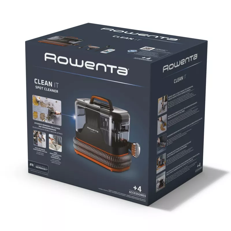 Šlapiasausis dulkių siurblys Rowenta Clean It IN5011F0 — šlapiam ir sausam valymui, be maišelio, vandens filtracija, 1,5 L, 400 W