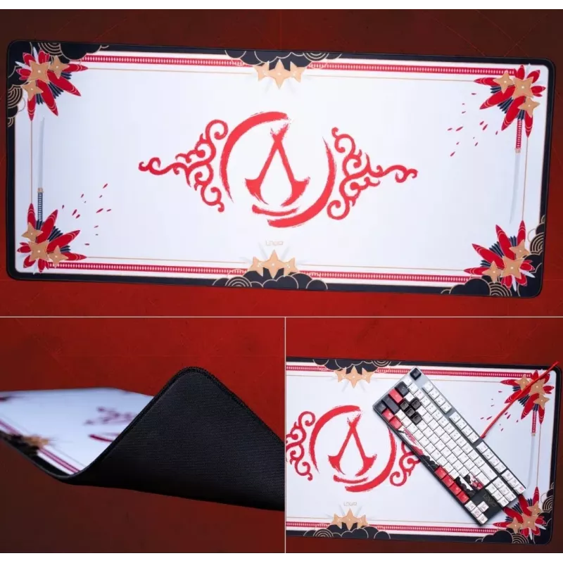 Lexip Assassin’s Creed Shadows „Initiate“ Box kompiuterio žaidimo pelė ir kilimėlis