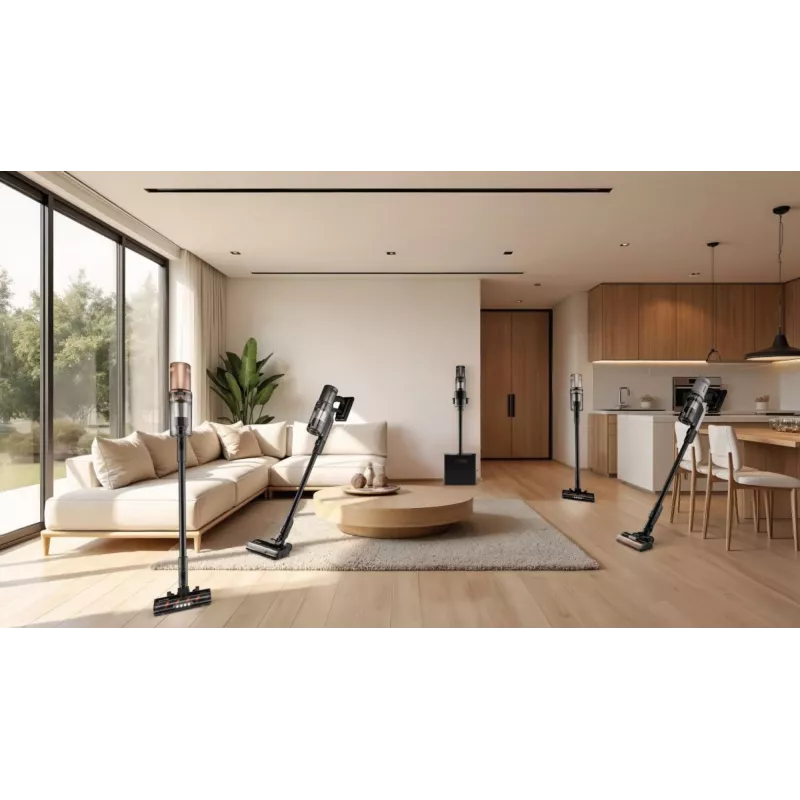 Gorenje SVC296749NEBL 2-in-1 lazdelinis dulkių siurblys, bekontaktis, sausas valymas, HEPA filtras, be maišelio, 0,6 l, 550 W, antracitas