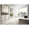 Esselte 5258-10-01 Dėklas daiktams laikyti, stačiakampis, ABS, pilka, balta