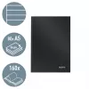 Leitz Solid kietas užrašų knygelė A5 liniuota 90 g 80 lapų, vienspalvė, juoda