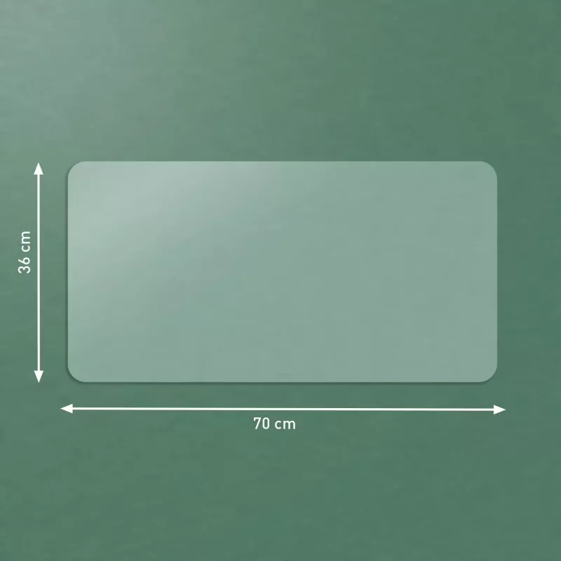 Leitz permatomas stalinis kilimėlis, skaidrus, PVC, 360 mm x 700 mm