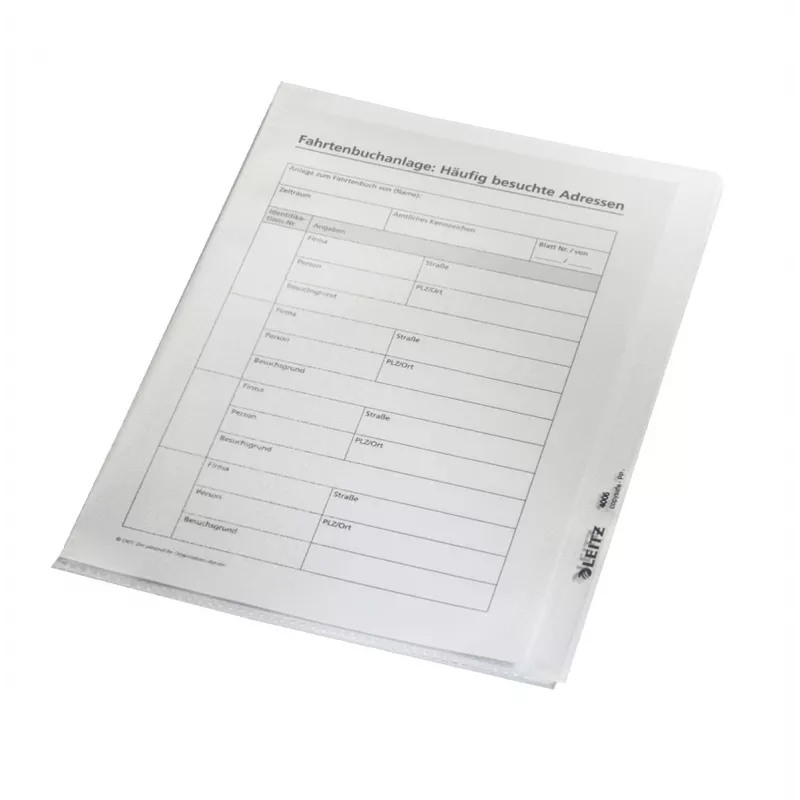 Aplankalas Leitz 41050000 PVC Skaidrus A5