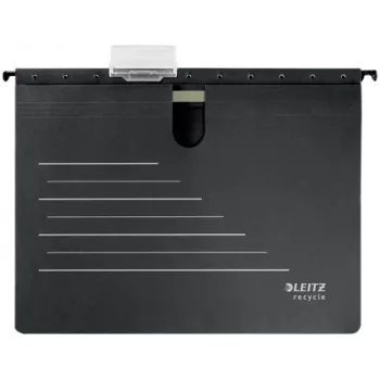 Leitz Alpha® Recycle segtuvas kortelėms, A4, juoda, kartonas, 348 mm, 2 mm, 270 mm