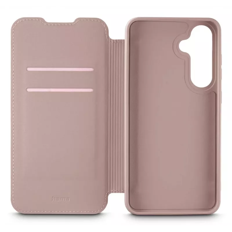 Dėklas su dangteliu Hama Fantastic Feel Samsung Galaxy A56 5G 17 cm 2 kortelių kišenės Nude