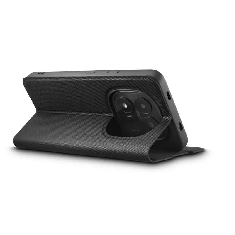 Dėklas HAMA Daily Protect Xiaomi Redmi Note 15 Pro 4G, 17,2 cm (6,77 inch), juodas, 2 kortelių kišenės, stovas