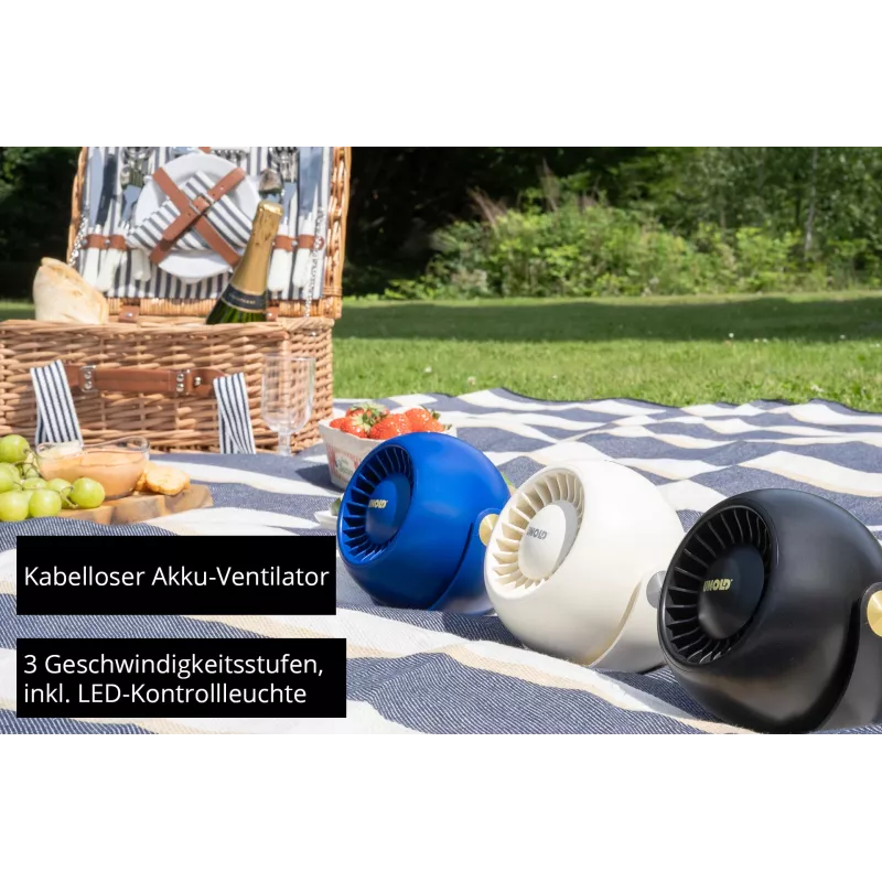 Unold Breezy Bowl 86675 kompaktiškas asmeninis ventiliatorius, juodas