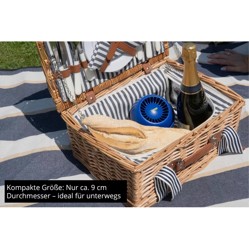 Unold Breezy Bowl 86675 kompaktiškas asmeninis ventiliatorius, juodas