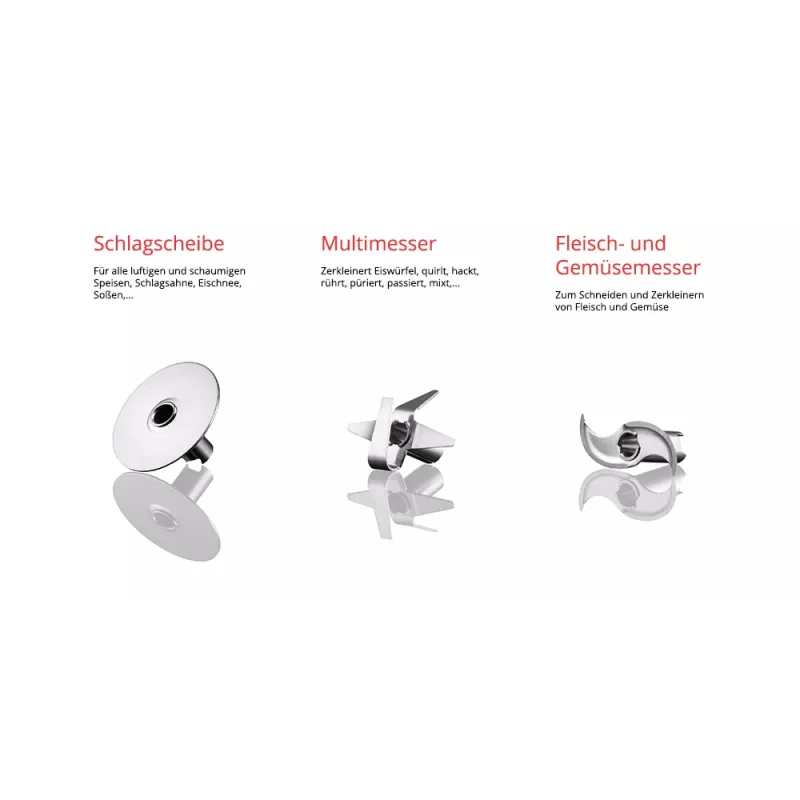 ESGE Design Edition Color-Art 91001 Panardinis blenderis 200 W Daugiaspalvis