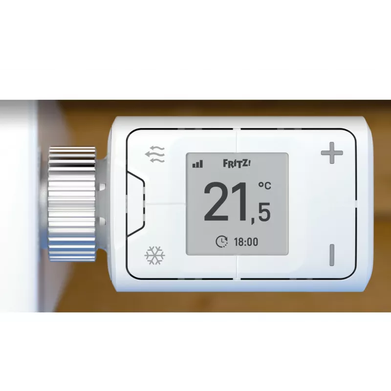 DECT 302 International termostatas, baltas, mygtukai, 0–50 °C, M30 x 1,5 mm, 40 m