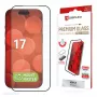 Displex Premium ekrano apsauginis stiklas (Full Cover, 10H), skirtas Apple iPhone 17, viso paviršiaus apsauga