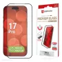 Apsauginis stiklas e.v.i. Displex iPhone 17 Pro Premium su Mount Master — atsparus įbrėžimams, permatomas/juodas