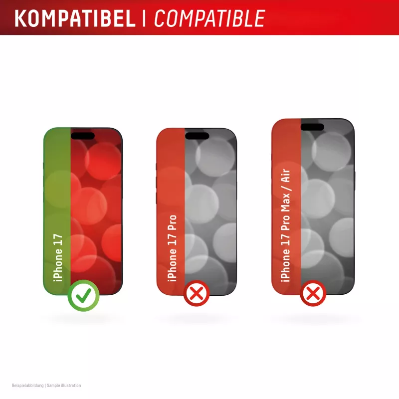 Displex privatumo apsauginis stiklas (10H) Apple iPhone 17 — grūdintas stiklas su privatumo filtru, atsparus įbrėžimams ir smūgiams
