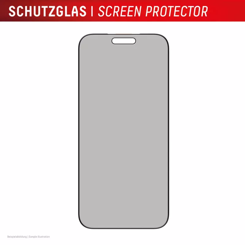 Privatumą užtikrinantis grūdintas stiklas e.v.i. Displex (10H) Apple iPhone 17 Pro Max, privatumo filtras