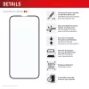 Grūdinto stiklo apsauginis stikliukas e.v.i. Displex Premium (Full Cover, 10H), skirtas Apple iPhone 16e/17e