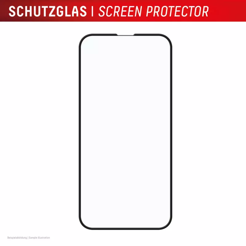 Grūdinto stiklo apsauginis stikliukas e.v.i. Displex Premium (Full Cover, 10H), skirtas Apple iPhone 16e/17e
