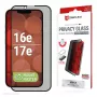 Privatumo grūdinto stiklo apsauga e.v.i. Displex (10H) Apple iPhone 16e/17e su privatumo filtru, atspari smūgiams ir įbrėžimams