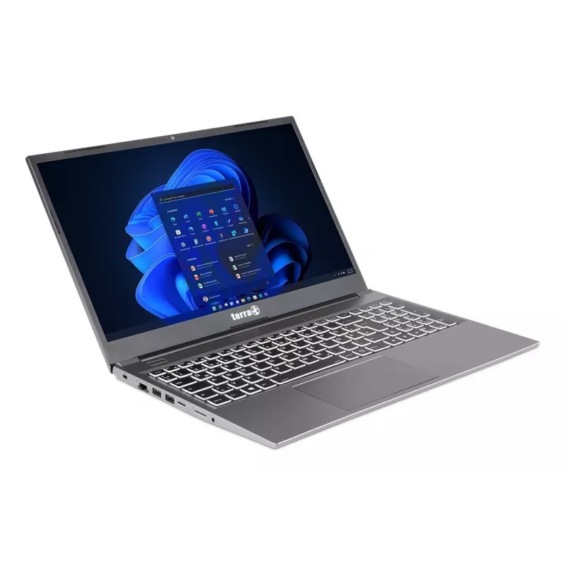 Nešiojamas kompiuteris TERRA MOBILE 1500P AMD Ryzen™ 5 7430U 39,6 cm (15,6 colio) Full HD 16 GB DDR4-SDRAM 500 GB SSD Wi-Fi 6E (802.11ax) Windows 11 Pro sidabrinis