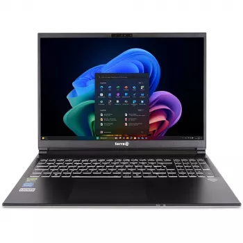 Nešiojamas kompiuteris TERRA MOBILE GAMER ELITE 3A Copilot+ PC AMD Ryzen™ AI 7 350 40,6 cm (16 colių) WQXGA 32 GB DDR5-SDRAM 1 TB SSD NVIDIA GeForce RTX 5060 Wi-Fi 6E (802.11ax) Windows 11 Home German Silver