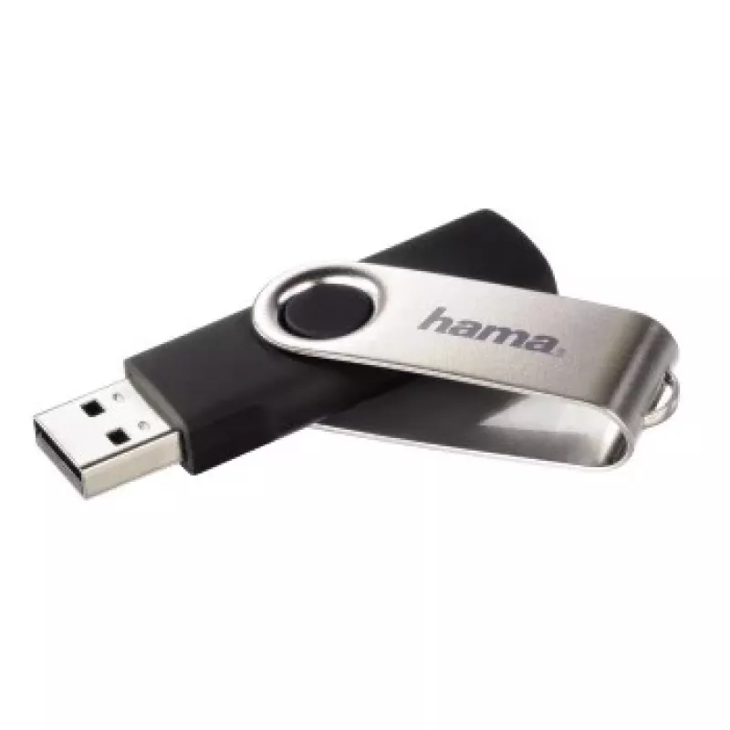 Hama Rotate USB 2.0 32GB atmintukas USB Type-A juodas