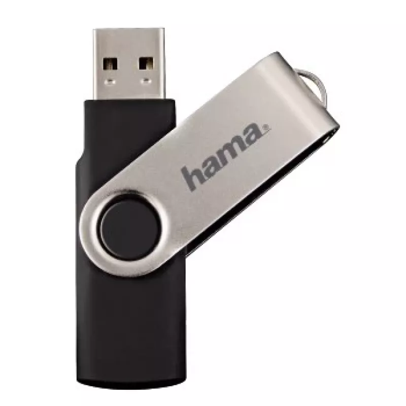 Hama Rotate USB 2.0 32GB atmintukas USB Type-A juodas