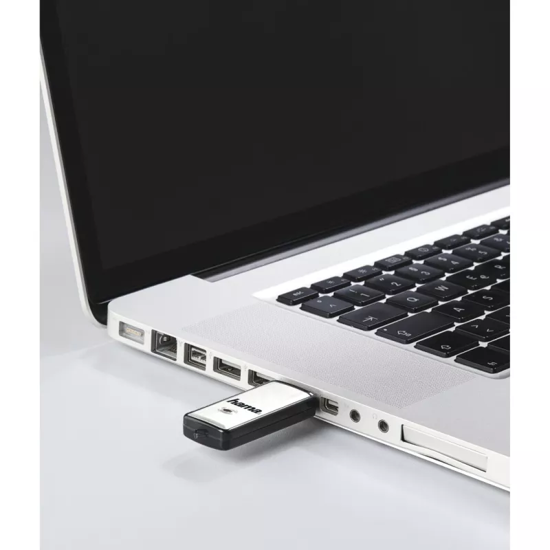 Hama Fancy USB atmintukas 128 GB USB Type-A 2.0 Juodas, Sidabrinis