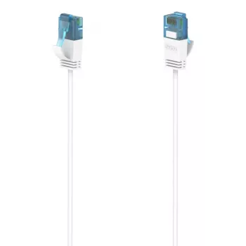 Hama Flexi-Slim tinklo kabelis baltas 0,75 m Cat6a U/UTP