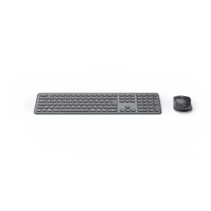 Hama WKM-550 belaidis klaviatūros ir pelės rinkinys, RF Wireless + Bluetooth, QWERTZ vokiškas išdėstymas, juoda