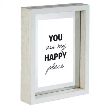 Hama Happy Single nuotraukų rėmelis Baltas