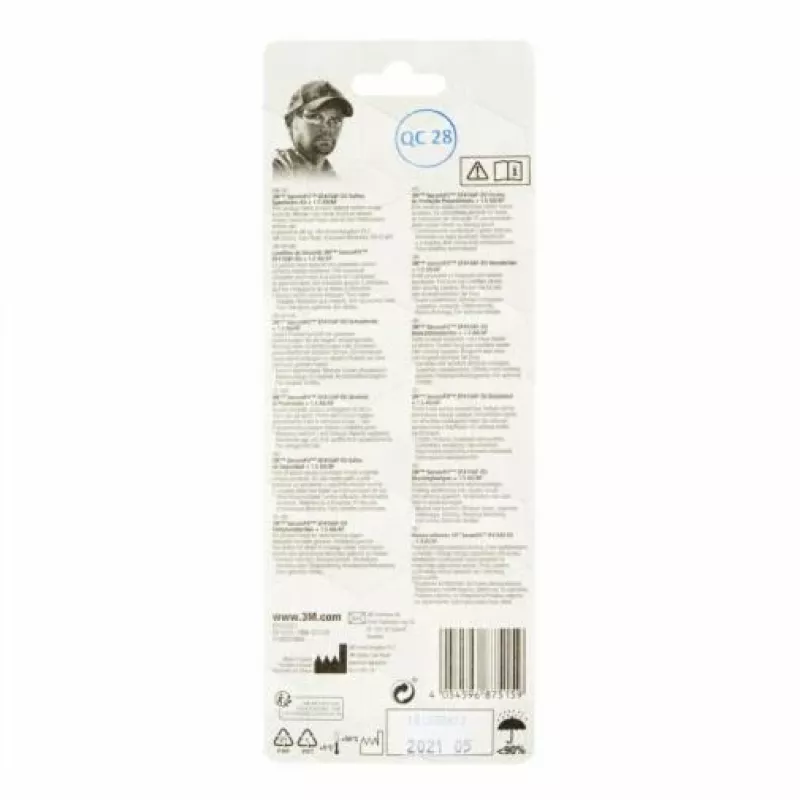 Apsauginiai akiniai 3M SF415C1, polikarbonatas (PC), juodi/geltoni