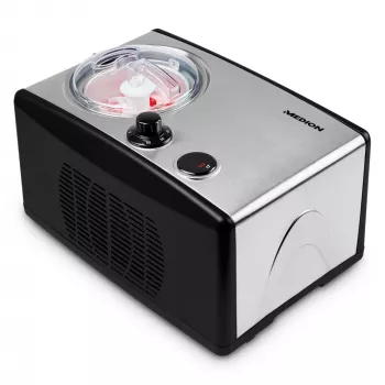 MEDION MD 18387 Kompresorinis ledų gaminimo aparatas 1,5 L 150 W Juodas, Sidabrinis