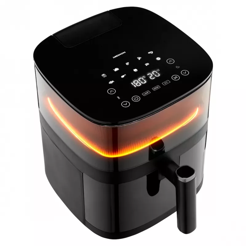 MEDION LIFE X10 XL karšto oro gruzdintuvė 5 L 1500 W juoda