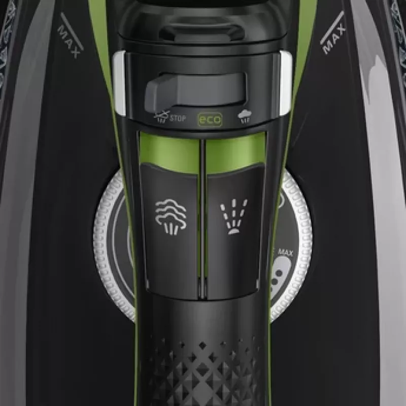 Lyginimo lygintuvas Rowenta DW6330 Eco Intelligence Dry & Steam Microsteam 400 HD padas 2500 W Juodas, Žalias