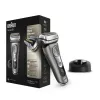 Braun Series 9 9325s elektrinis skustuvas su įkrovimo stovu ir audininiu dėklu, grafitas