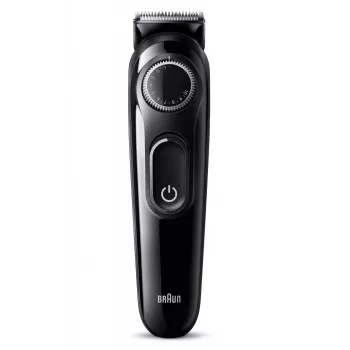 Braun BeardTrimmer 3 BT3400 barzdaskutė, plaunama, akumuliatorinė, juoda