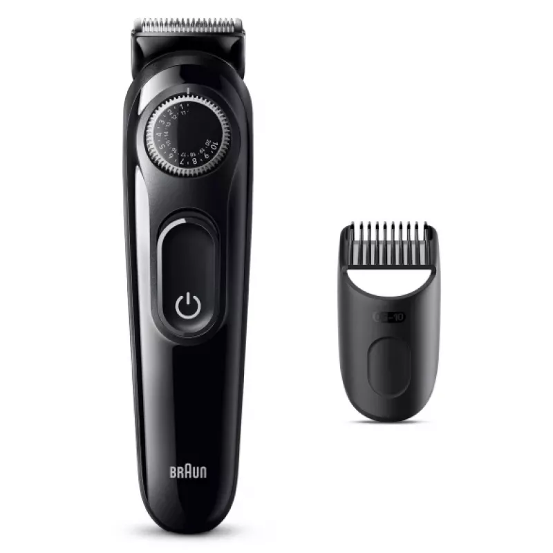Braun BeardTrimmer 3 BT3400 barzdaskutė, plaunama, akumuliatorinė, juoda