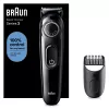 Braun BeardTrimmer 3 BT3400 barzdaskutė, plaunama, akumuliatorinė, juoda