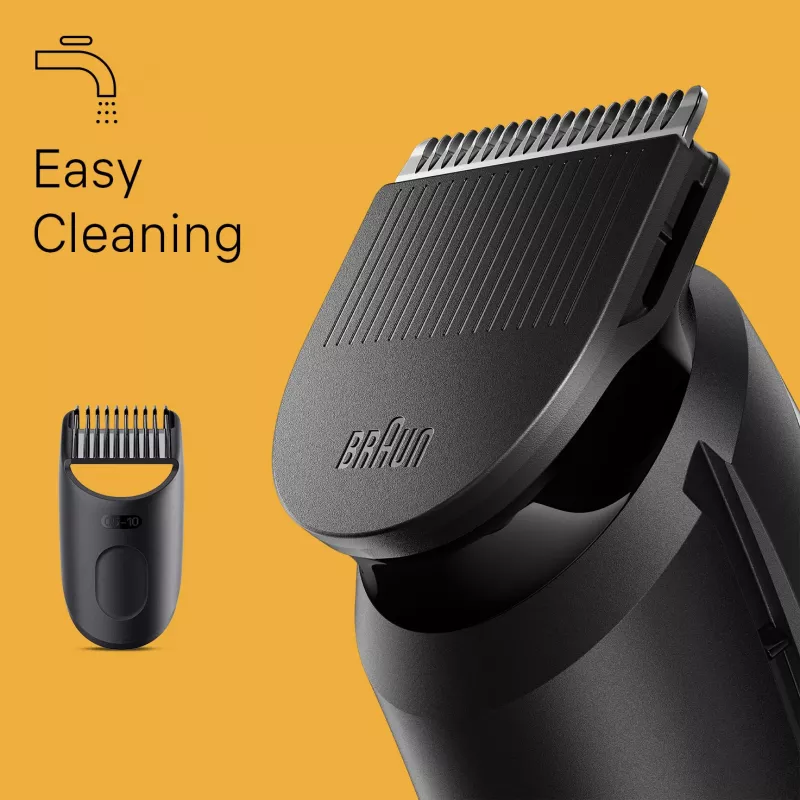 Braun BeardTrimmer 3 BT3400 barzdaskutė, plaunama, akumuliatorinė, juoda