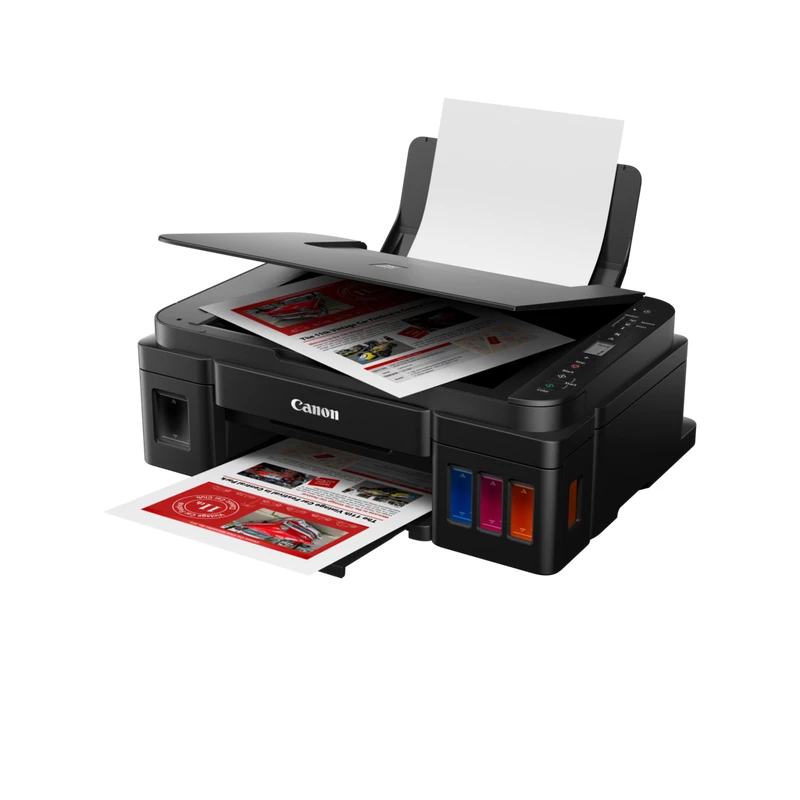 Spausdintuvas rašalinis Canon PIXMA G3416 – spalvotas A4, 4800 x 1200 DPI, Wi‑Fi, USB, papildomi bakeliai, juodas