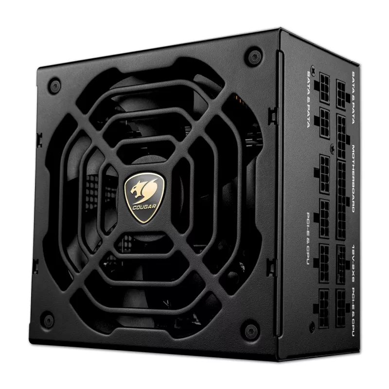 Maitinimo šaltinis COUGAR GR 1000W ATX3.1 PCIE 5.1 80 PLUS Gold, 1000 W, 20+4 pin ATX, 120 mm ventiliatorius