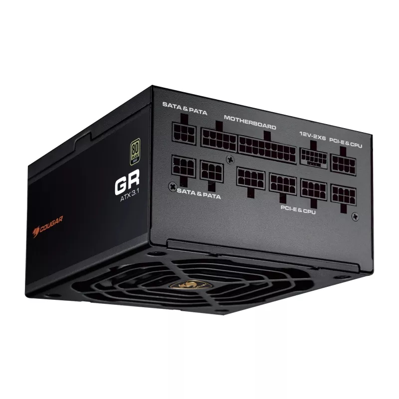 Maitinimo šaltinis COUGAR GR 1000W ATX3.1 PCIE 5.1 80 PLUS Gold, 1000 W, 20+4 pin ATX, 120 mm ventiliatorius