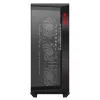 XPG BATTLECRUISER II ST Mid-Tower Black, Midi bokštas, PC, Juodas, ATX, EATX, micro ATX, Mini-ITX, Nerūdijantis plienas, Žaidimams
