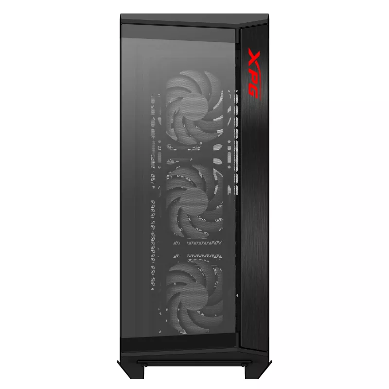 XPG BATTLECRUISER II ST Mid-Tower Black, Midi bokštas, PC, Juodas, ATX, EATX, micro ATX, Mini-ITX, Nerūdijantis plienas, Žaidimams